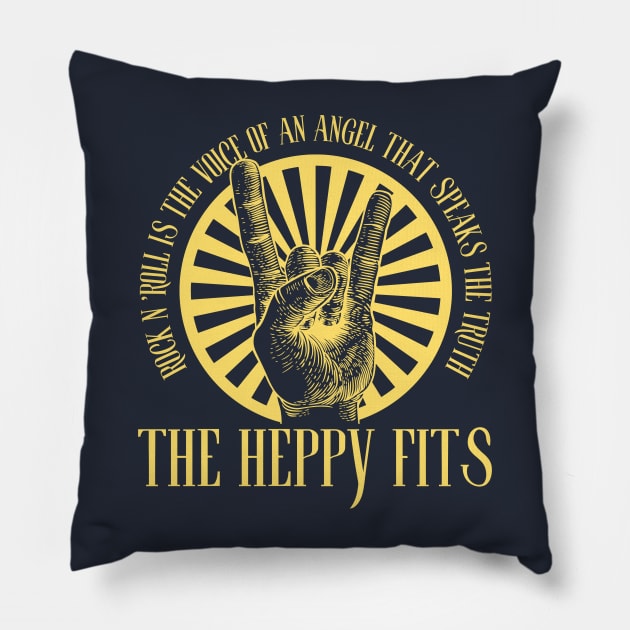 The Heppy Fits Pillow by aliencok