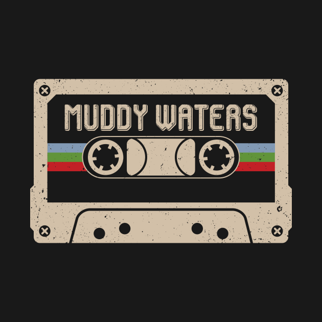 Muddy Waters Vintage Cassette Tape by Horton Cyborgrobot