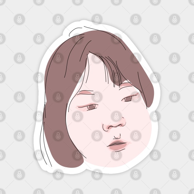 Baby face Magnet by Amly
