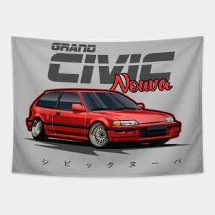 Civic Nouva (Candy Red) Tapestry