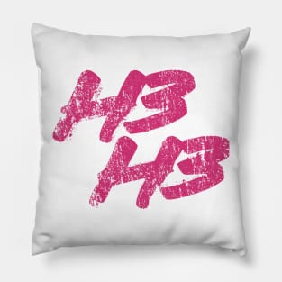 H3H3 Productions | Distressed Logo Shirt Pillow