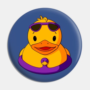 Poolside Rubber Duck Pin