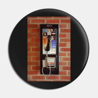 Vintage NYC street telephone Pin