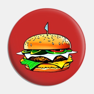 It's a cheeseburger! Pin