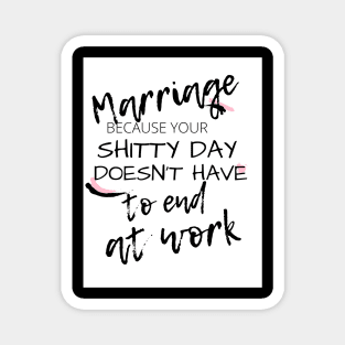 funny marriage Magnet