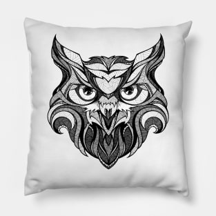 Black Owl Pillow