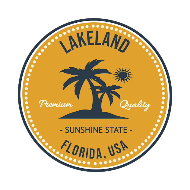 Lakeland Florida Vintage Circular by urban-wild-prints