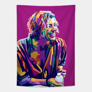 Greta Gerwig colorful Pop Art Tapestry