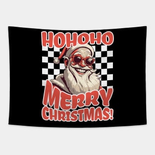Santa With Sunglasses, Funny Christmas Design Tapestry