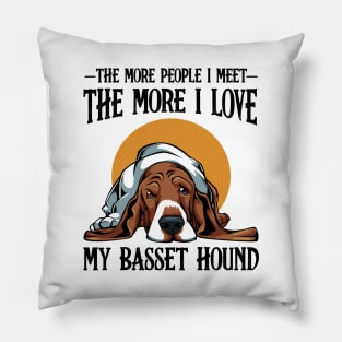 Basset Hound Pillow