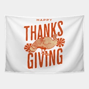 Thanksgiving Turkey Vintage Grunge Texture Design Tapestry