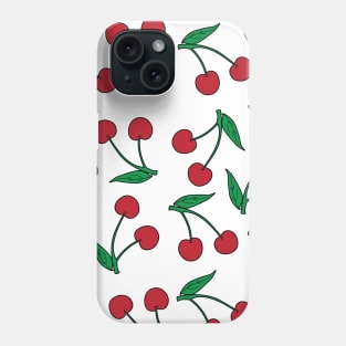 Cherries pattern Phone Case