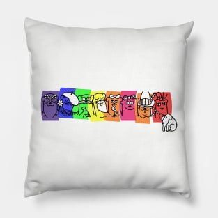 Vintage Otter Pop Spirit Animals Pillow