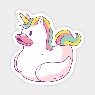 Unicorn Duck Design Magnet