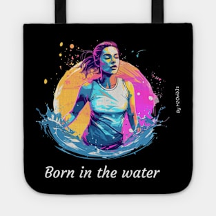 born in the water, summer vibe v2 Tote