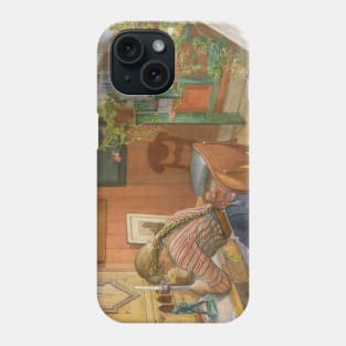 Letter-Writing by Carl Larsson Phone Case