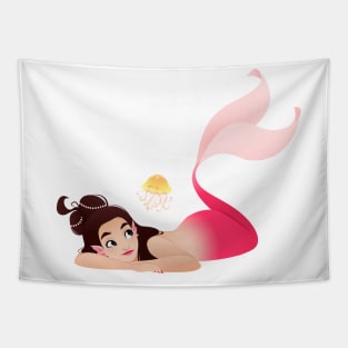 Cute mermaid Tapestry