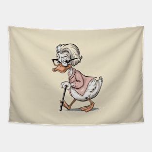 Funny old duck Tapestry