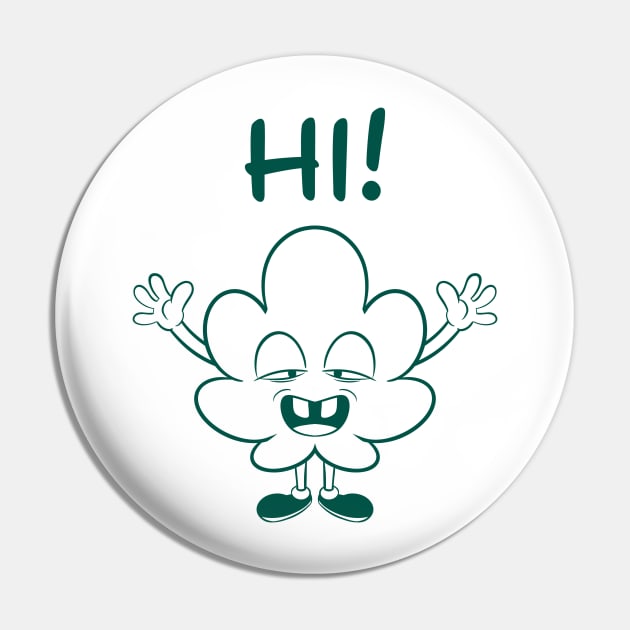 HI Weed Pin by RetroRhino