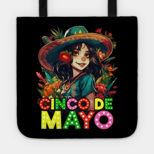 Cinco de Mayo Mexican Anime Girls Tote