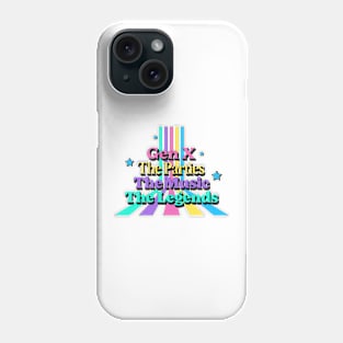 Gen X, the parties, the music, the legends Phone Case