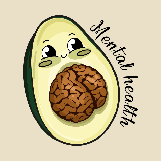 Mental health and avocado by My Happy-Design