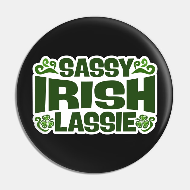 Sassy Irish Lassie Pin by thingsandthings
