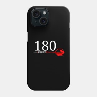 Perfect Score Darts Tee - "180" Maximum Throw Shirt Phone Case