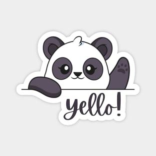 Panda - yellow! Magnet