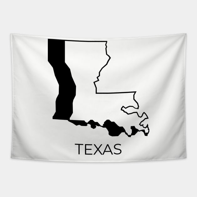 Louisiana, TX. Tapestry by Offended Panda