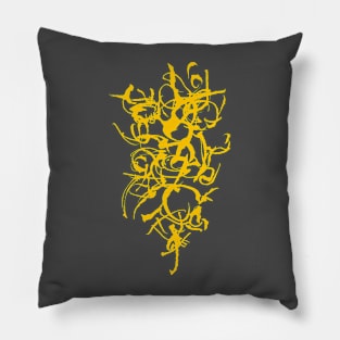 Abstract Curlicue Pattern - INK Pillow