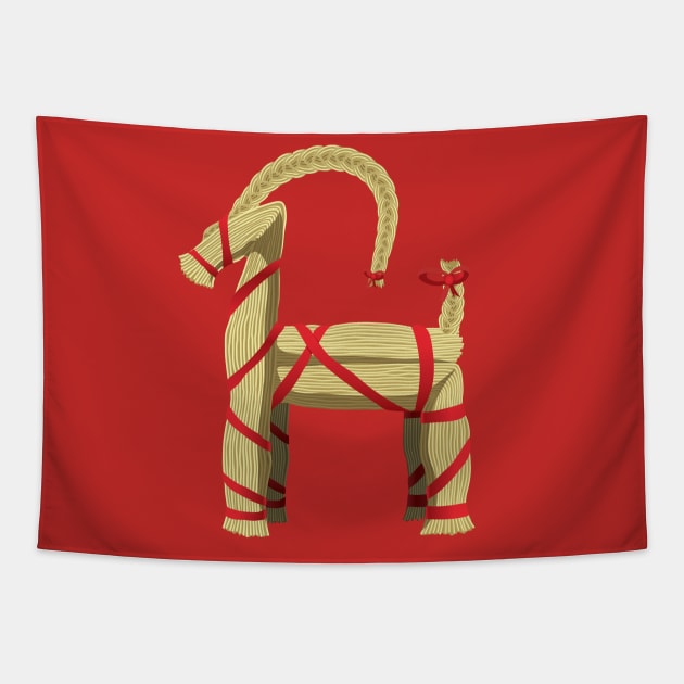 Yule Goat Tapestry by RudDesigns