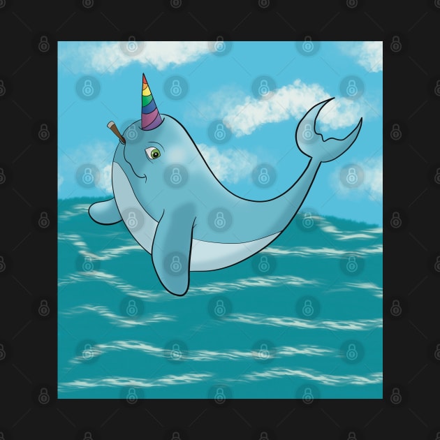 Party on Narwhal by Dr Paul Art