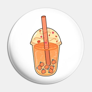 Aesthetic pumpkin spice boba Pin