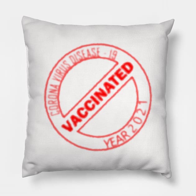 Vaccinated Pillow by Good Big Store