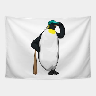 Penguin Baseball Baseball bat Tapestry