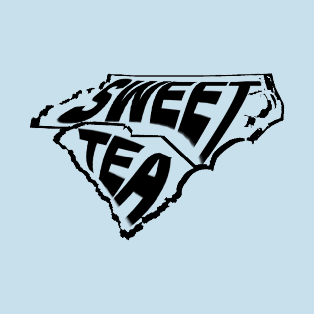 Sweet Tea North Carolina South Carolina by Charlotte Retro