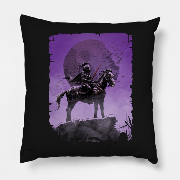 Under The Moon (Purple Edition) Pillow by Hellustrations