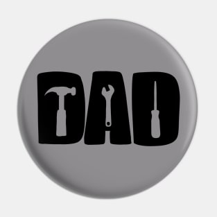 Dad Rocks t-shirt Pin