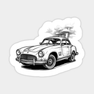 Retro Car Magnet