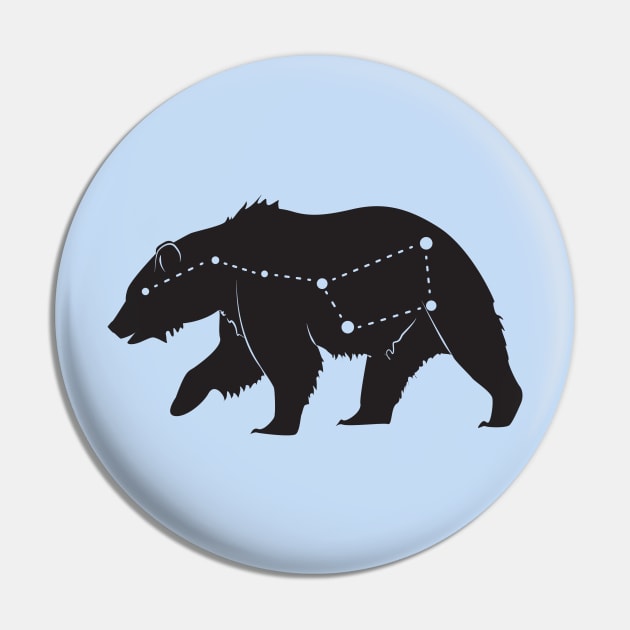 Ursa Major Bear Pin by CloudWalkerDesigns