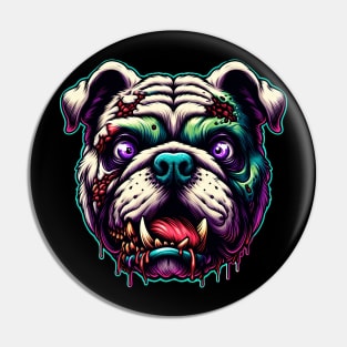 Zombie Bulldog Pin