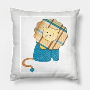 Sitting Lion Leo Pillow