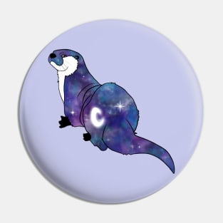 Cosmic Otter Pin