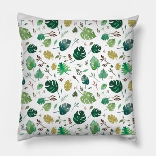 Leaf Artwork Design Pillow