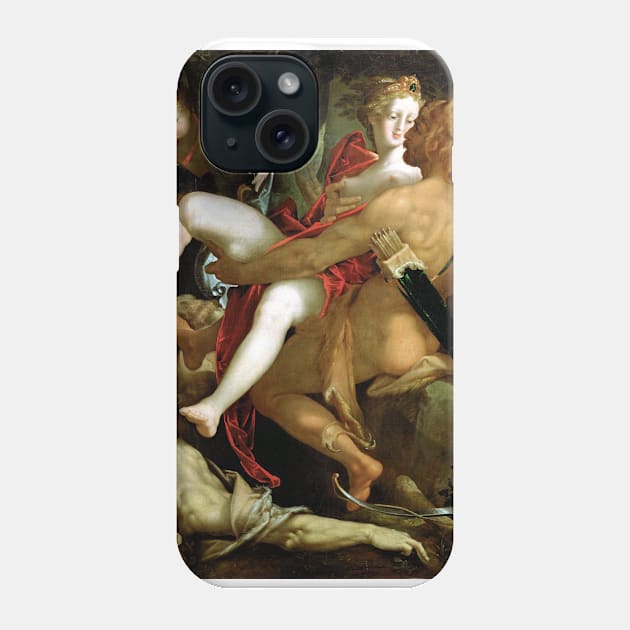 Bartholomäus Spranger Hercules, Deianira and the Centaur Nessus Phone Case by pdpress