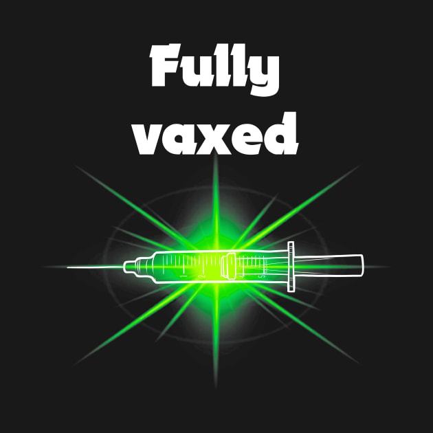 fully vaxed w syringe - for dark backgrounds by RubyMarleen