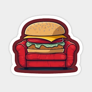 Couchburger therapy Magnet