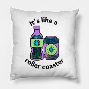 ROLLER COASTER - Funny Weird Bad Translation Error Pillow