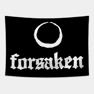 FORSAKEN MOON WHITE Tapestry